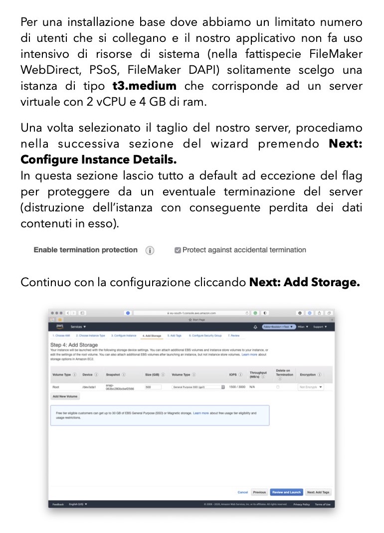 FileMaker Server su Linux esempio FileMaker Server su Linux esempio
