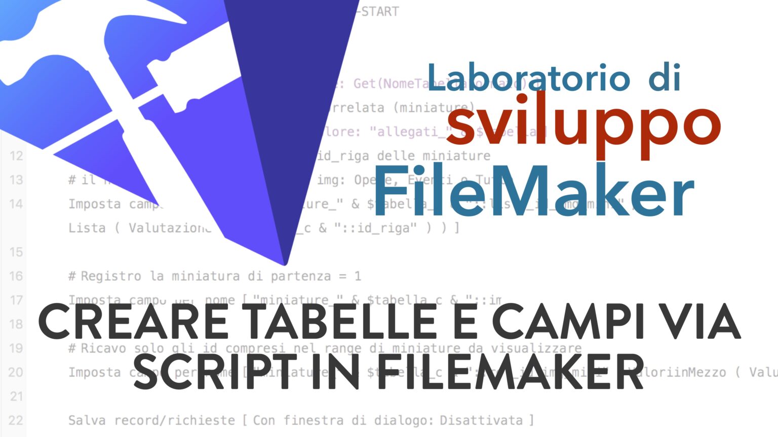 Filemaker Script Tabs Creare campi e tabelle via script in FileMaker - FMGuru - La community ...