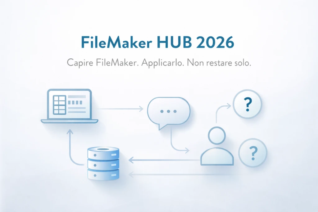 FileMaker HUB 2026: capire FileMaker, applicarlo, non restare solo