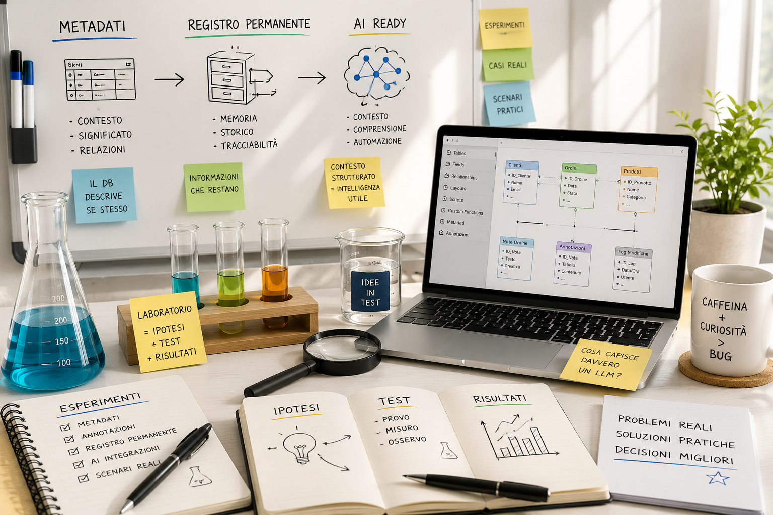 Laboratorio FileMaker 2026: metadati, registro permanente e AI