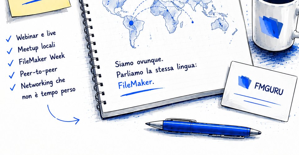 Mappa del mondo: la community FileMaker parla la stessa lingua