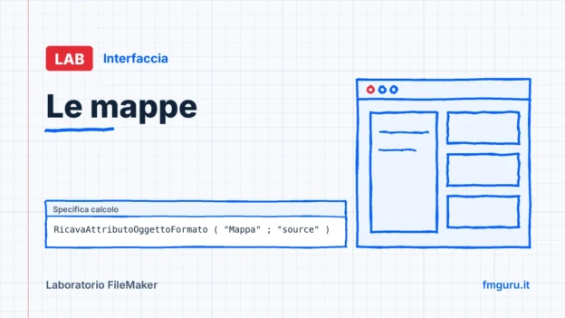 Copertina del laboratorio FileMaker: Le mappe
